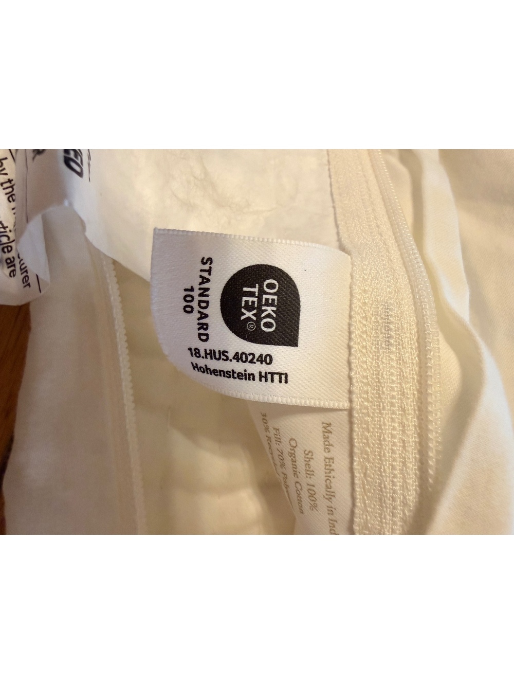 Boll & Branch Organic Cotton Quilted Pillow Shams - Set of 2, White - Picture 4 of 6